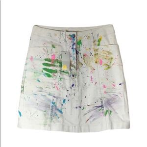 Borden paint splatter skirt 